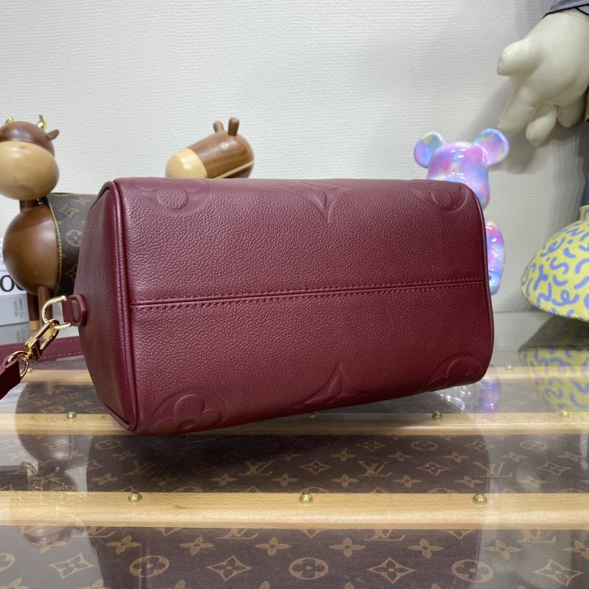 Replica Louis Vuitton Speedy Bandouliere 25 Bordeaux - high-accuracy replica luxury purse
