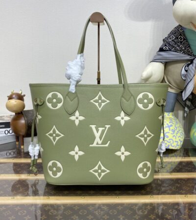 Replica Louis Vuitton Neverfull MM Green - Best Fake Designer Bags