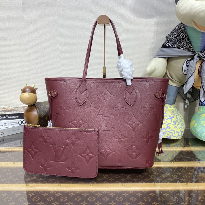 Replica Louis Vuitton Neverfull MM Bordeaux 9 Replica Louis Vuitton Neverfull MM Bordeaux - high-end fake designer purse