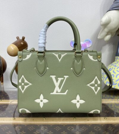 Replica LV OnTheGo PM Green - Best Fake Designer Bags