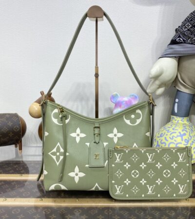 Replica Louis Vuitton Carry All Green - Best Fake Designer Bags