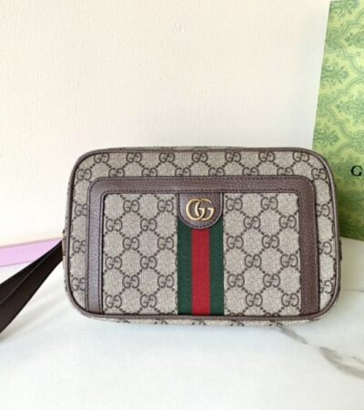 Replica Gucci Ophidia  GG Clutch Beige - Best Fake Designer Bags
