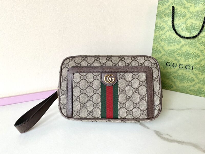 Replica Gucci Ophidia  GG Clutch Beige - Best Fake Designer Bags