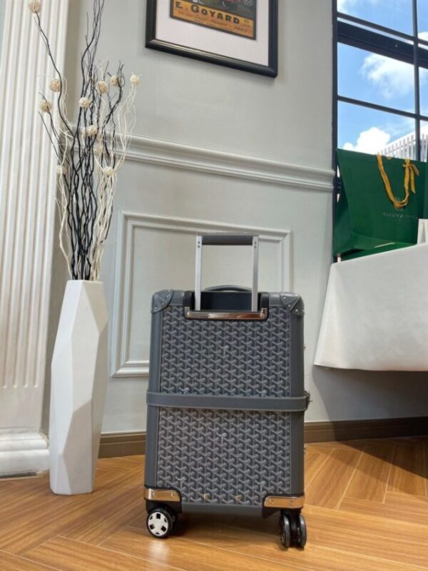 Replica Goyard  Bourget Travel Suitcase Grey - Best Fake Designer Bags
