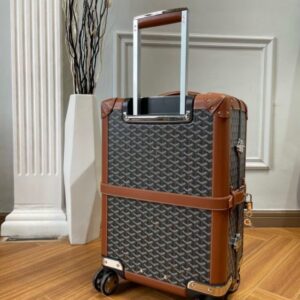 Replica Goyard  Bourget Travel Suitcase Brown - Best Fake Designer Bags