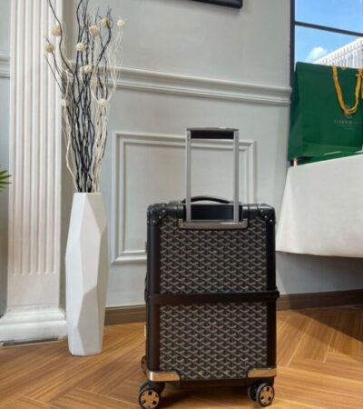 Replica Goyard  Bourget Travel Suitcase Black - Best Fake Designer Bags
