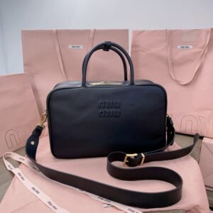 Replica Miu Miu Arcadie Black - Best Fake Designer Bags