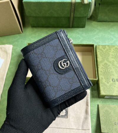 Replica Gucci Ophidia Compact Wallet Black - Best Fake Designer Bags