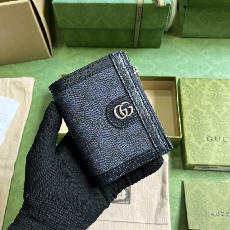 Replica Gucci Ophidia Compact Wallet Black - Best Fake Designer Bags