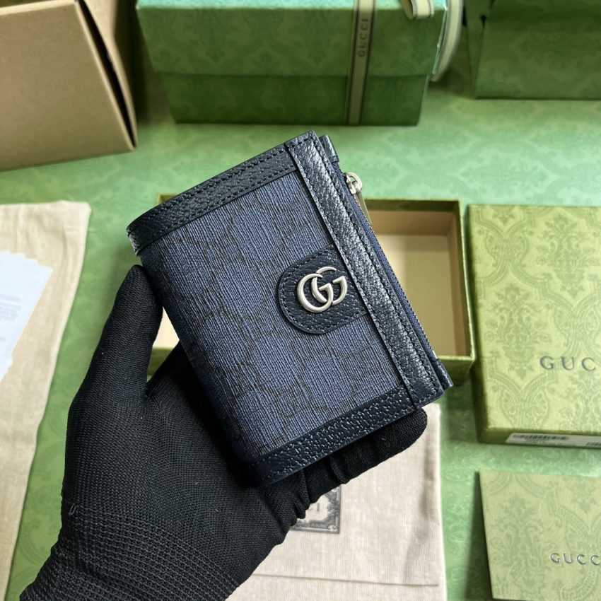 Replica Gucci Ophidia Compact Wallet Black - Best Fake Designer Bags