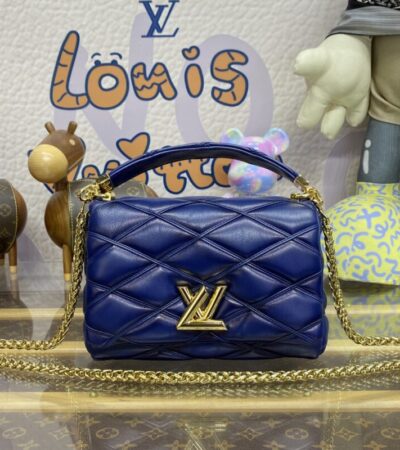 Replica Louis Vuitton Go-14 Blue - Best Fake Designer Bags