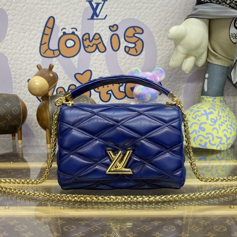Replica Louis Vuitton Go-14 Blue 1 Replica Louis Vuitton Go-14 Blue - best quality luxury bag dupe