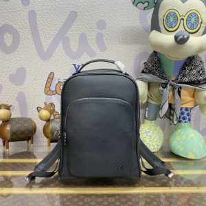 Replica Louis Vuitton Avenue Backpack Black - high-accuracy replica luxury purse