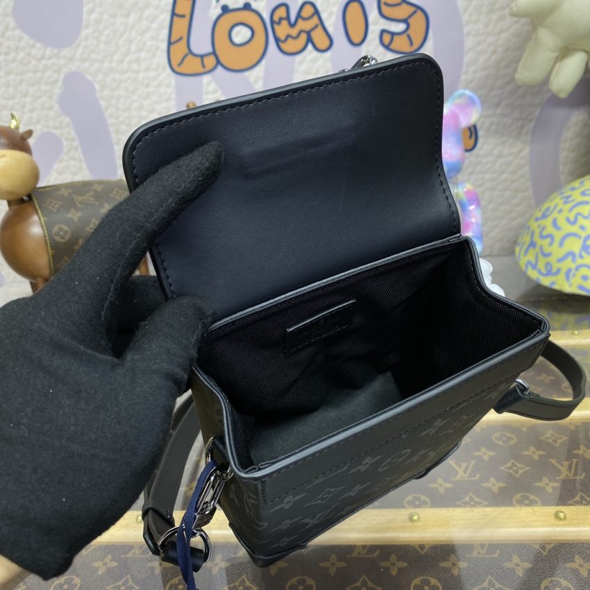 Replica Louis Vuitton Nano Steamer Black Canvas - realistic designer-inspired fake bag