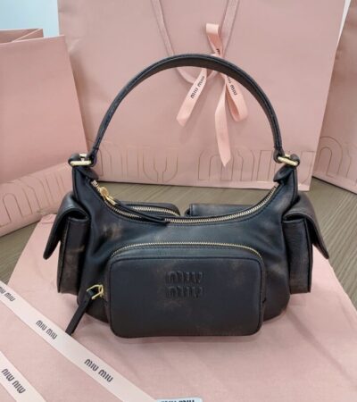 Replica Miu Miu Nappa Pocket Bag - Best Fake Designer Bags