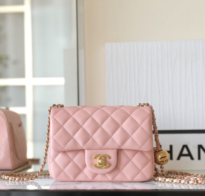 Replica CHANEL CF 17cm Golden Ball Pink - Best Fake Designer Bags