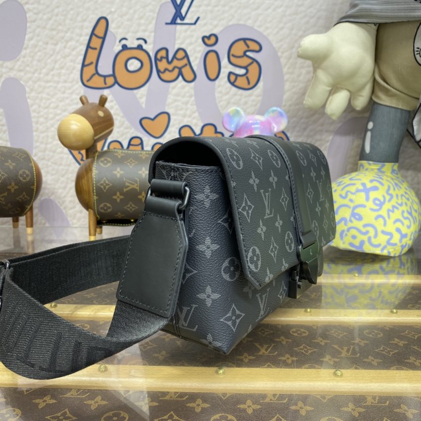 Replica Louis Vuitton S-Cape Messenger Black - top-tier luxury replica shoulder bag