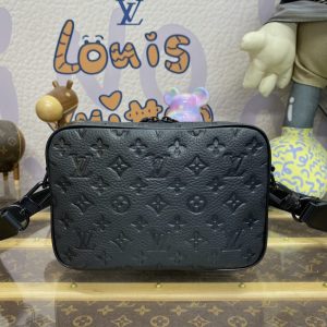Replica Louis Vuitton Steamer Messenger Black - premium-grade designer purse dupe