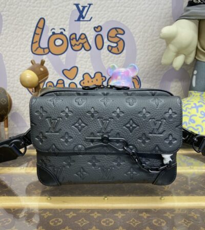 Replica Louis Vuitton Steamer Messenger Black - Best Fake Designer Bags