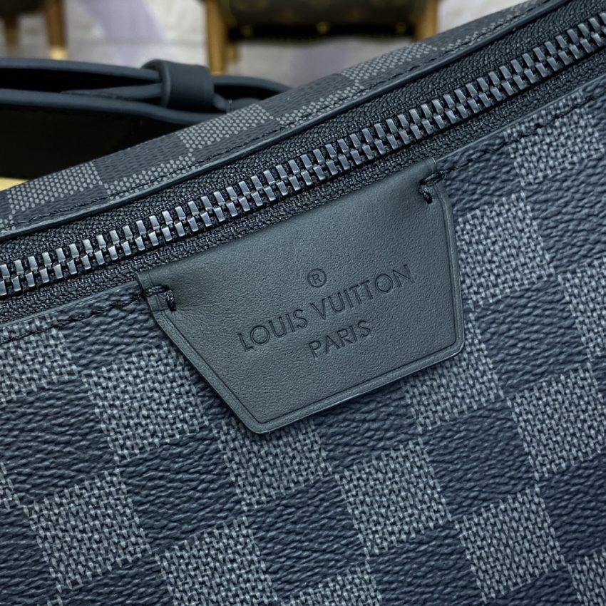 Replica Louis Vuitton Moon Crossbody Black Grid - realistic designer-inspired fake bag