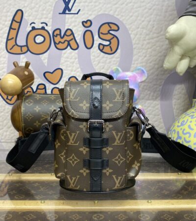 Replica Louis Vuitton Nano Christopher Backpack Brown - Best Fake Designer Bags