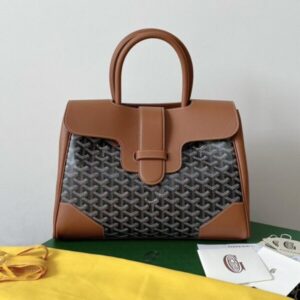 Replica Goyard Saigon Tote Brown - Best Fake Designer Bags