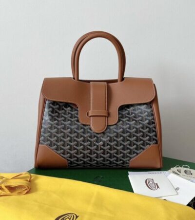 Replica Goyard Saigon Tote Brown - Best Fake Designer Bags