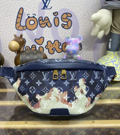 Replica Louis Vuitton Bumbag Discovery Blue Fire - Best Fake Designer Bags