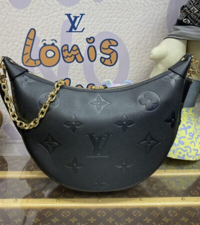 Replica Louis Vuitton Loop Hobo Black - Best Fake Designer Bags