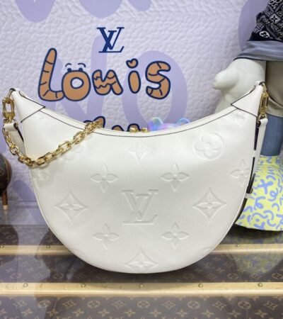 Replica Louis Vuitton Loop Hobo White - Best Fake Designer Bags