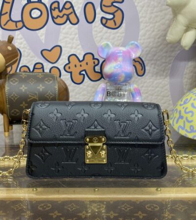 Replica Louis Vuitton Wallet On Chain Metis Black - Best Fake Designer Bags