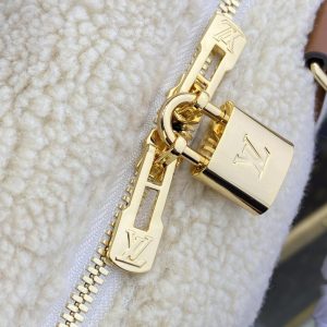 Replica Louis Vuitton Speedy Bandouliere 25 White Wool - elite superclone designer purse