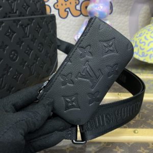 Replica Louis Vuitton Trio Messenger Full Black - premium-grade designer purse dupe