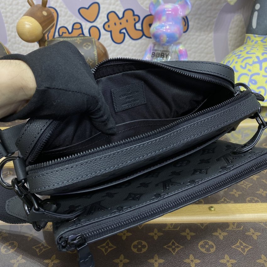 Replica Louis Vuitton Trio Messenger Full Black - high-end fake designer purse