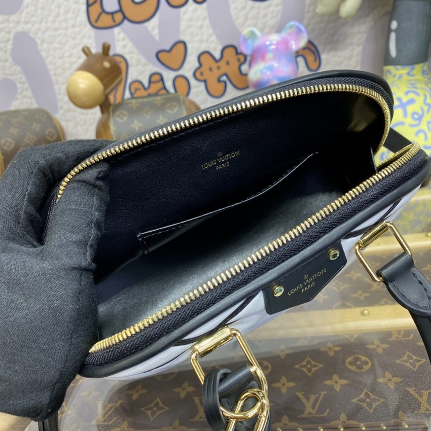 Replica Louis Vuitton Alma BB White - authentic-look luxury purse replica