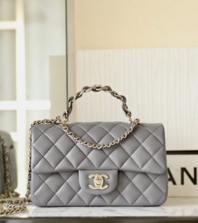 Replica CHANEL CF 20 cm Handle Beige - Best Fake Designer Bags