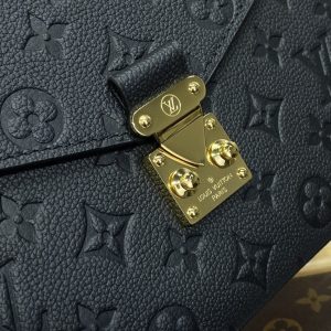 Replica Louis Vuitton Pochette Metis Black - 1:1 designer replica handbag