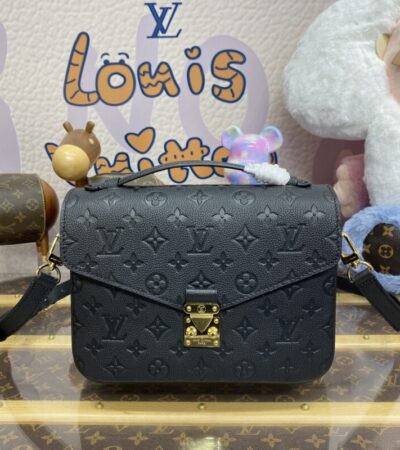 Replica Louis Vuitton Pochette Metis Black - Best Fake Designer Bags
