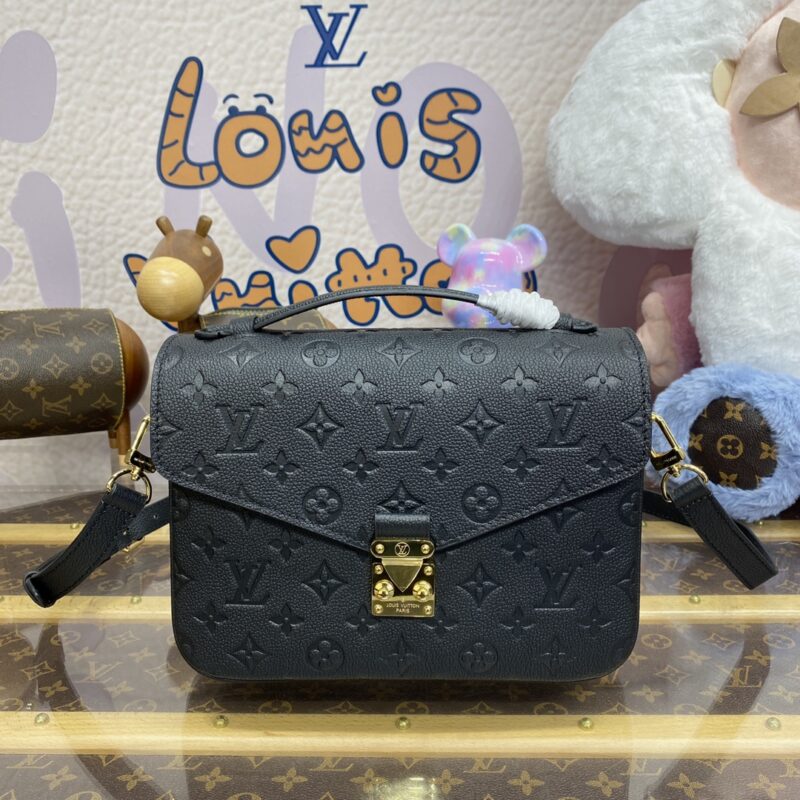 Replica Louis Vuitton Pochette Metis Black - high-accuracy replica luxury purse