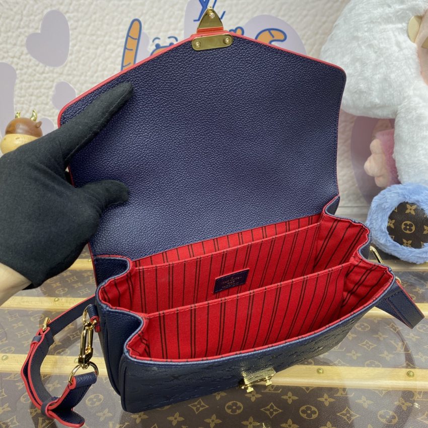 Replica Louis Vuitton Pochette Metis Dark Blue - top-rated replica designer bag