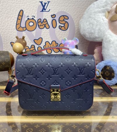 Replica Louis Vuitton Pochette Metis Dark Blue - Best Fake Designer Bags
