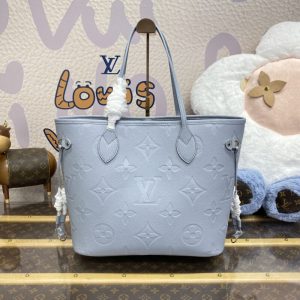 Replica Louis Vuitton Neverfull MM Sky Blue 6 Replica Louis Vuitton Neverfull MM Sky Blue - best quality luxury bag dupe