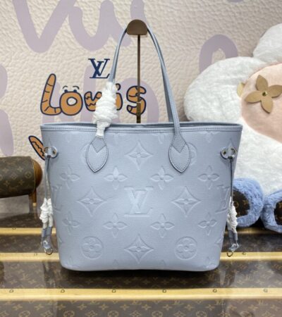 Replica Louis Vuitton Neverfull MM Sky Blue - Best Fake Designer Bags