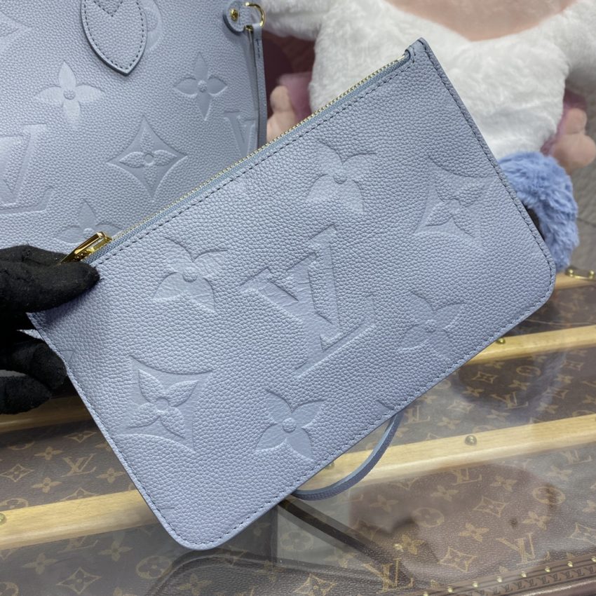 Replica Louis Vuitton Neverfull MM Sky Blue 8 Replica Louis Vuitton Neverfull MM Sky Blue - high-end fake designer purse