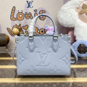 Replica LV OnTheGo PM Sky Blue - Best Fake Designer Bags