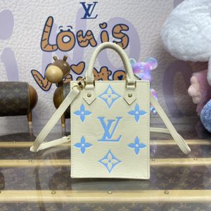 Replica Louis Vuitton Sac Plat Petit Blue - authentic-look luxury purse replica