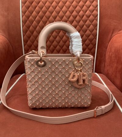 Replica Lady Dior Pink Pearl - Best Fake Designer Bags