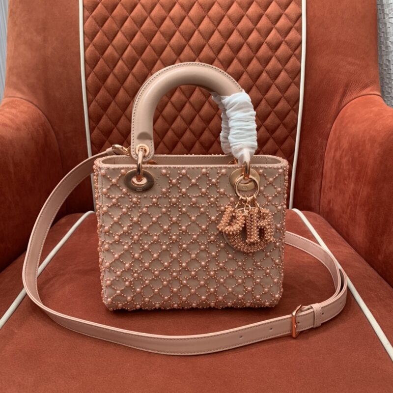 Replica Lady Dior Pink Pearl - Best Fake Designer Bags