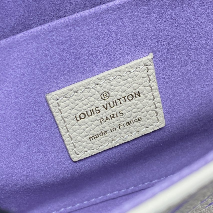 Replica Louis Vuitton Felicie Pochette White Purple - premium 1:1 fake handbag model