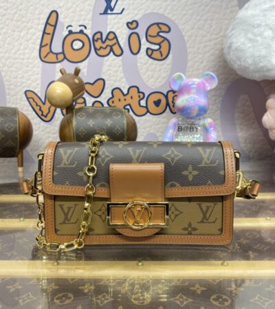 Replica Louis Vuitton Dauphine East West  Brown - Best Fake Designer Bags
